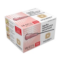 Agulha Hipodérmica 40x1,20mm Descarpack com 100 Unidades