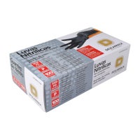 Luva Nitrílica Powder Free Preta Descarpack com 100 unidades