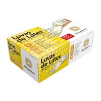 Luva de Látex para Procedimentos não cirúrgico com Pó Descartável Descarpack com 100 unidades