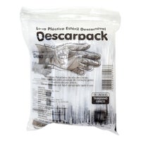 Luva Plástica Estéril Descarpack com 100 unidades