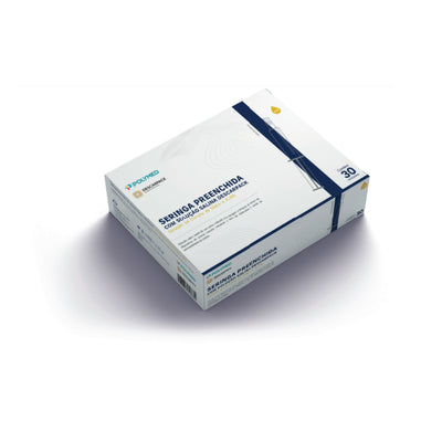 Seringa Preenchida com Solução Salina 3ml Descarpack 30 Unidades
