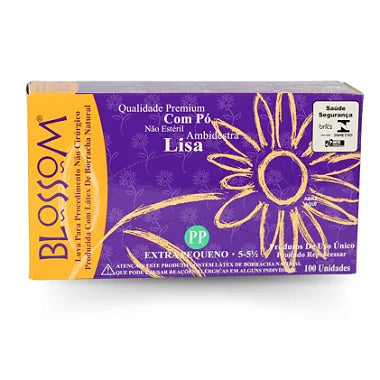 Luva de Procedimento Branca com Pó