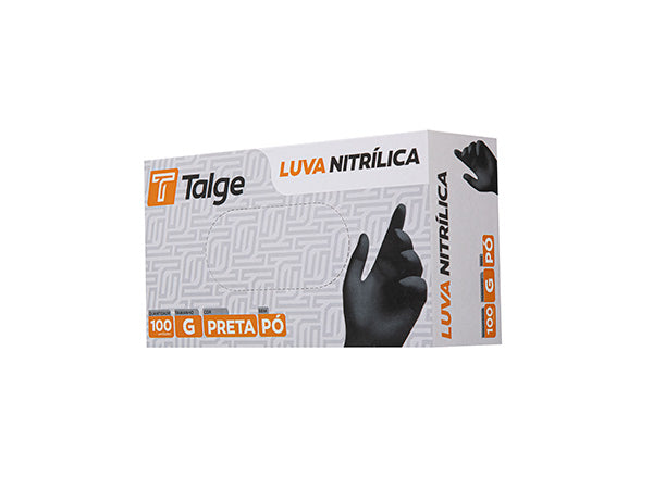 Luva Nitrílica Preta Talge