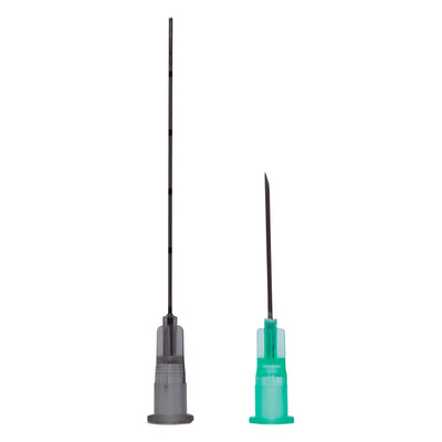 Microcânulas Uniqmed - 22G (0.70mm) x 70mm - Caixa com 24 unidades - Com Agulha Auxiliar